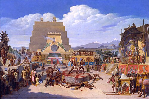 Ideal Reconstruction of a Pre-Hispanic Ceremony, 1826, Jean-Frédéric Waldeck