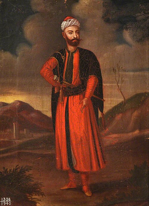 A Turk in a Landscape, , Jean-Baptiste van Mour
