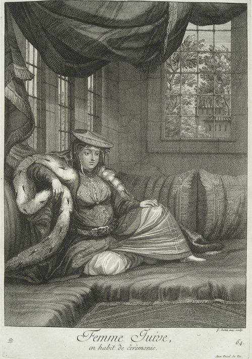 Femme juive-en habit de ceremonie, 1707, Jean-Baptiste van Mour