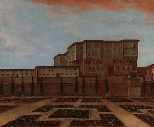 An Embassy Building in Pera, 1732, Jean-Baptiste van Mour