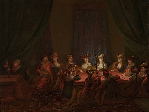 Party of Armenians Playing Cards, 1728, Jean-Baptiste van Mour