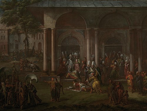 The Murder of Patrona Halil and his Fellow Rebels, 1730, Jean-Baptiste van Mour