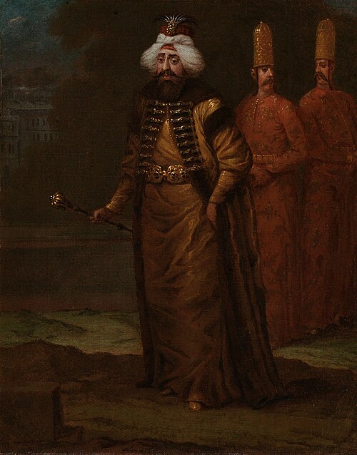 Sultan Ahmed III, 1728, Jean-Baptiste van Mour