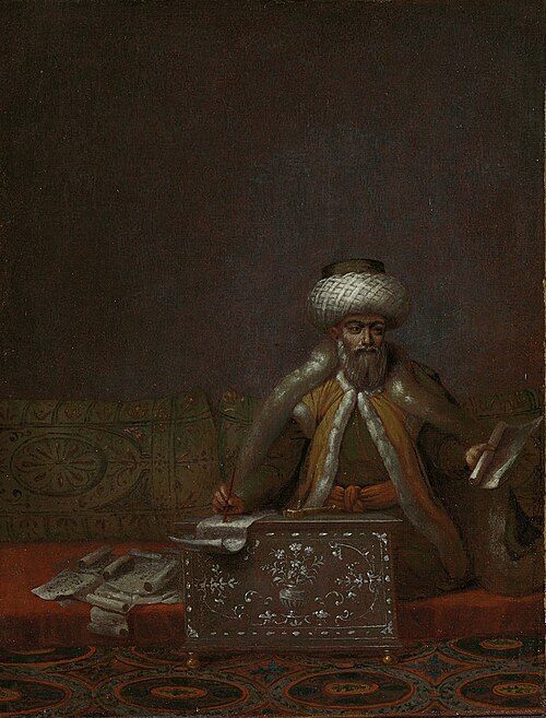 The Reis Effendi, Head of the Chancery, 1728, Jean-Baptiste van Mour
