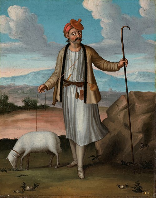 Albanian Herdsman, 1718, Jean-Baptiste van Mour