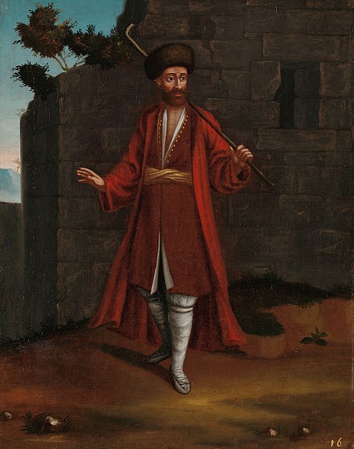 Man from the Bulgarian Coast, 1718, Jean Baptiste Vanmour