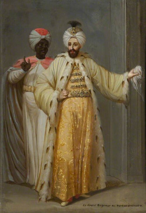 Le Grand Seigneur en Turban ordinaire, 1750, Jean-Baptiste van Mour