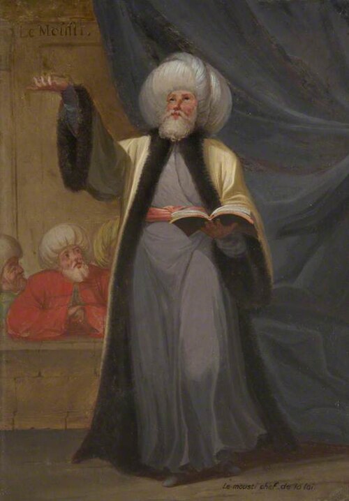 Le Mousti chef de la loi, 1750, Jean-Baptiste van Mour