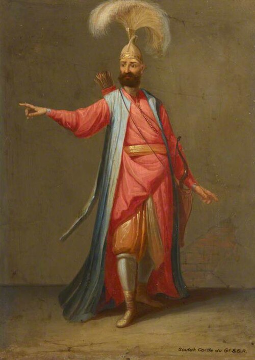 Soulak Garde du Grand Seigneur, 1750, Jean-Baptiste van Mour