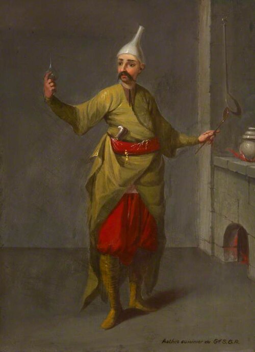 Asthco cuisinier du Grand Seigneur, 1750, Jean Baptiste Vanmour