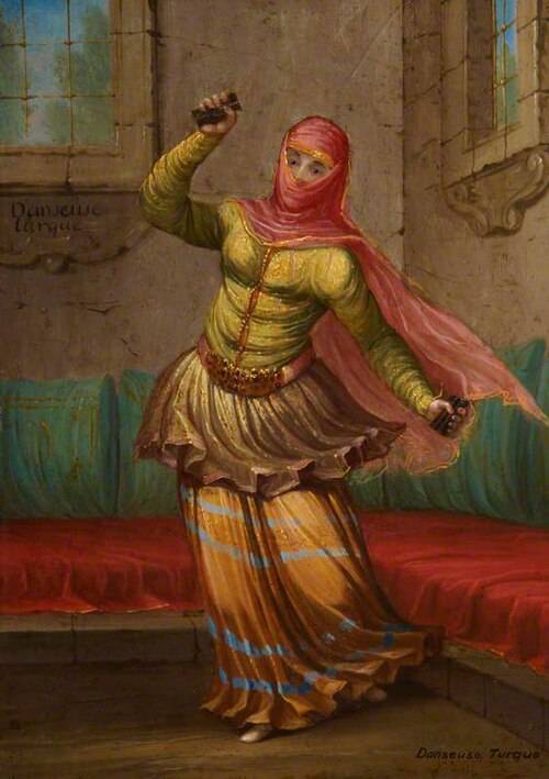 Danseuse Turque, 1750, Jean Baptiste Vanmour