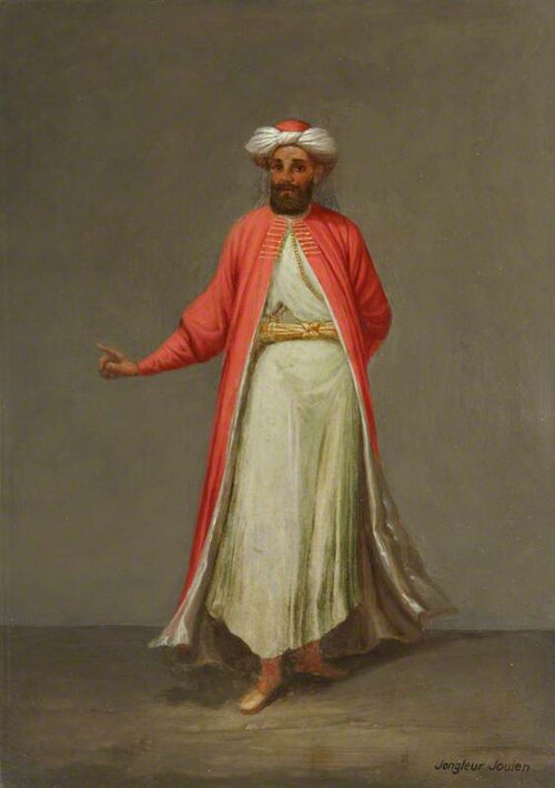 Jongleur jouien, 1750, Jean Baptiste Vanmour