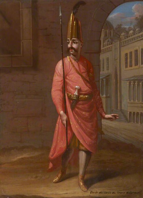 Garde du corps du Grand Seigneur, 1750, Jean Baptiste Vanmour