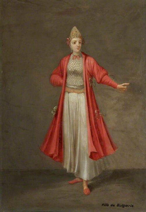 Fille de Bulgarie, 1750, Jean Baptiste Vanmour