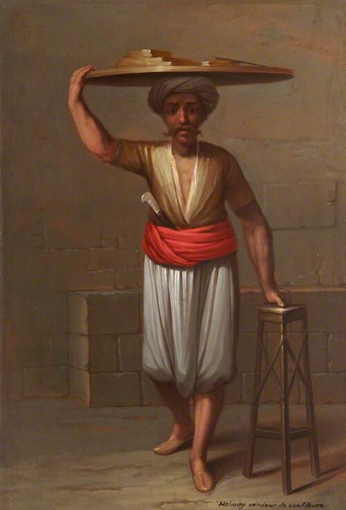 Halvadgi vendeur de confiture, 1750, Jean Baptiste Vanmour