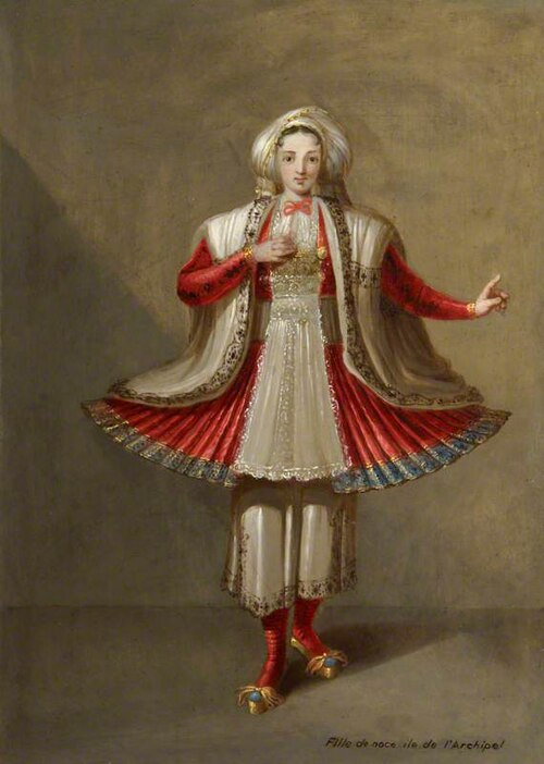 Fille de noce ile de l’Archipel, 1750, Jean Baptiste Vanmour