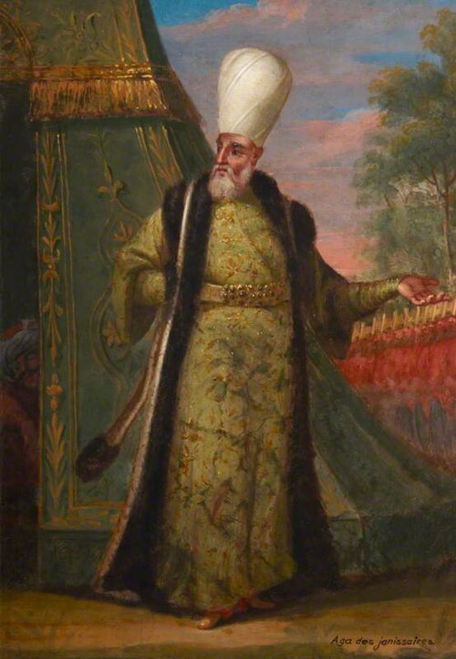 Aga des janissaires, 1750, Jean Baptiste Vanmour