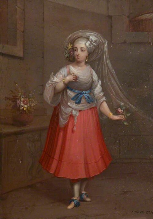 Fille de Chio,  Ile de l'Archipel, 1750, Jean Baptiste Vanmour
