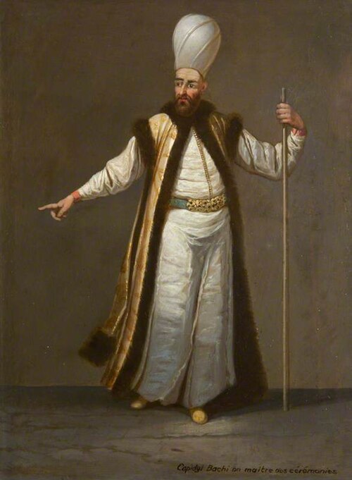 Capidgi-Bachi, ou maitre des ceremonies, 1750, Jean Baptiste Vanmour