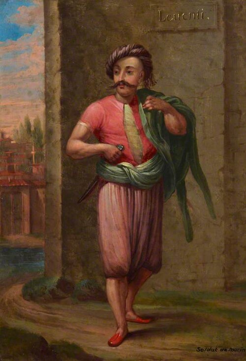 Soldat de marine, 1750, Jean Baptiste Vanmour