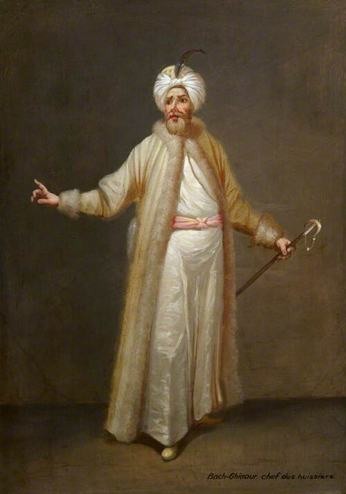 Le Bach-Chiaoux, chef des huissiers, 1750, Jean Baptiste Vanmour