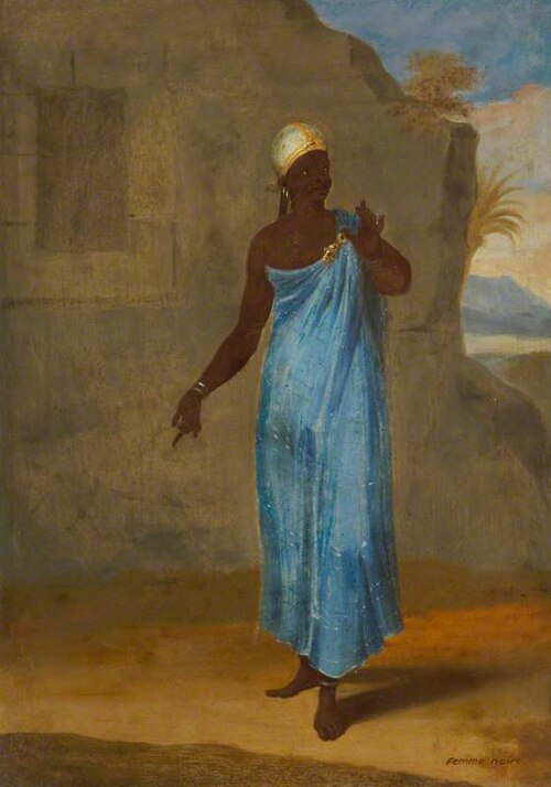 Femme noir, 1750, Jean Baptiste Vanmour