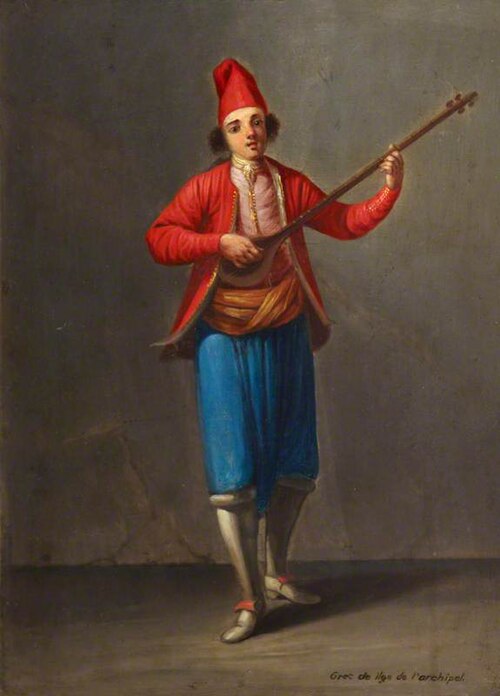 Greek from the islands of the archipelago, 1750, Jean Baptiste Vanmour
