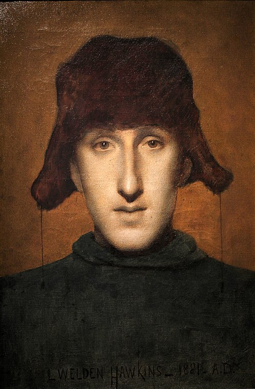 Portrait de jeune homme, 1881, Louis Welden Hawkins