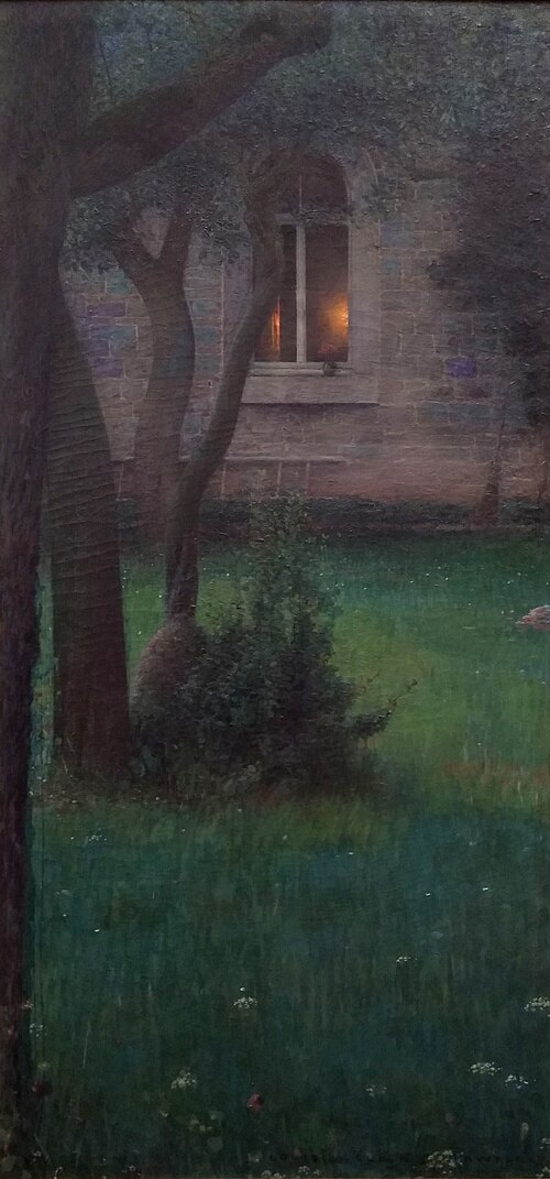 Le Foyer, 1899, Louis Welden Hawkins