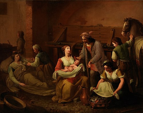 El nacimiento de San Francisco, 1787, Zacarías González Velázquez