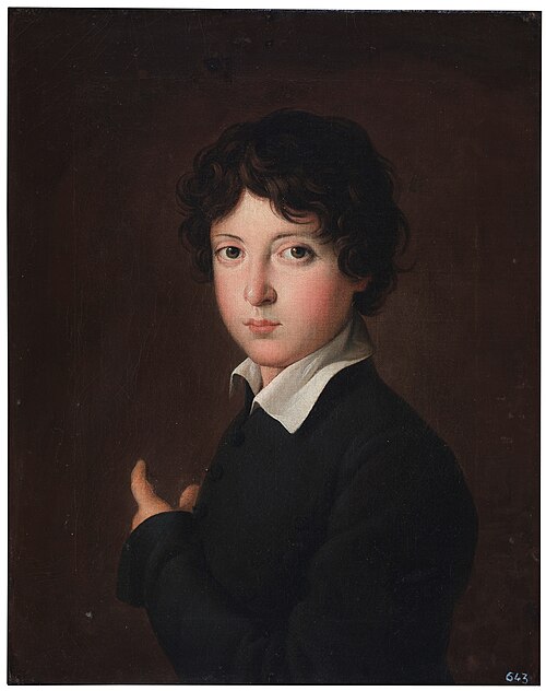 Retrato de un niño, 1822, Zacarías González Velázquez