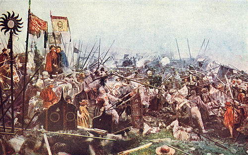 Marold panorama of the Battle of Lipany, 1898, Luděk Marold