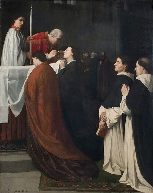 The Communion, 1865, Alphonse Legros