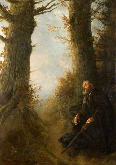 Tired Wanderer, 1878, Alphonse Legros