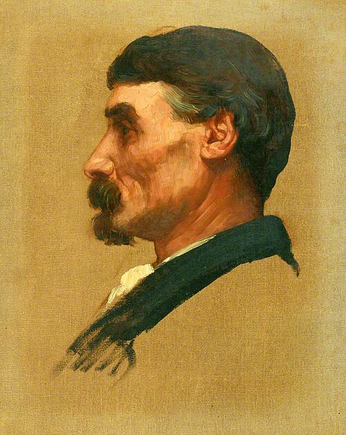 Study of a Head, 1879, Alphonse Legros