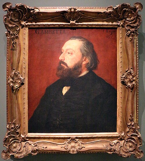Léon Gambetta, 1873, Alphonse Legros