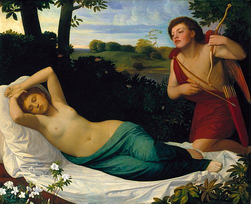 Cupid and Psyche, 1800, Alphonse Legros