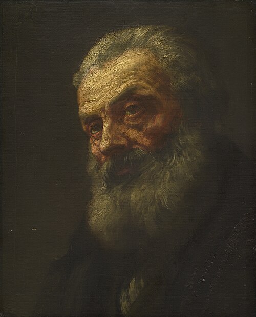 Portrait of an Old Man, , Alphonse Legros