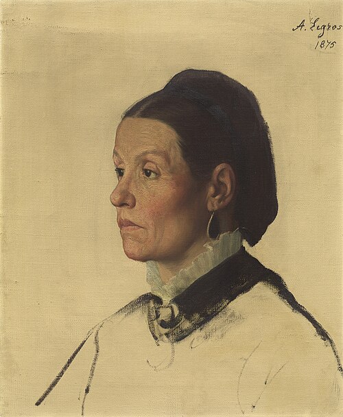 Portrait of a Woman, 1875, Alphonse Legros