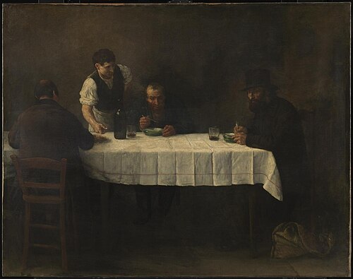 Le Repas des Pauvres, 1877, Alphonse Legros