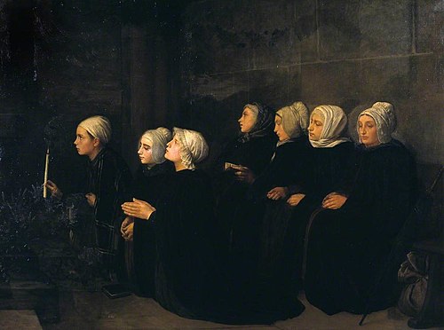 Femmes en Prière, 1888, Alphonse Legros