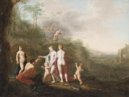 The Judgment of Paris, , Abraham van Cuylenborch