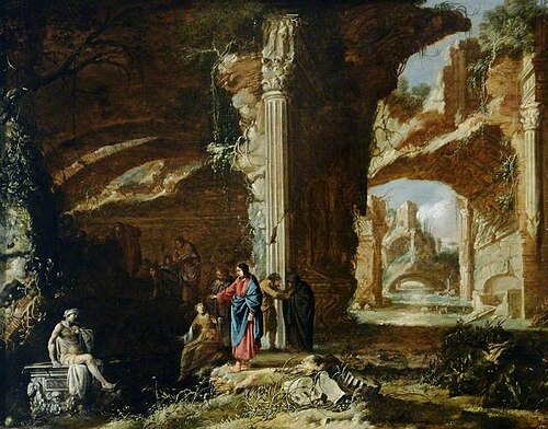 The Raising of Lazarus, 1644, Abraham van Cuylenborch