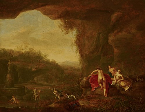 Diana and her Companions, 1650, Abraham van Cuylenborch
