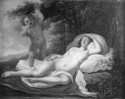 Venus en Cupido, 1640, Abraham van Cuylenborch