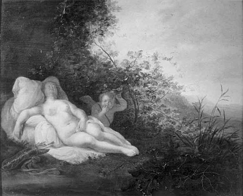 Venus en Cupido, 1640, Abraham van Cuylenborch