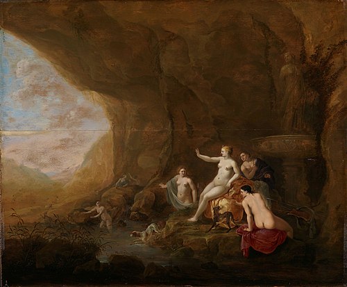 Diana and Actaeon, 1644, Abraham van Cuylenborch