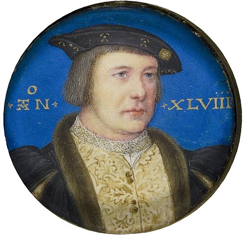 Portrait miniature of a gentleman, possibly Charles Brandon, Duke of Suffolk, 1532, Lucas Horenbout