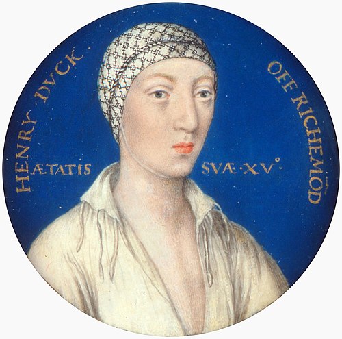 Henry Fitzroy, Duke of Richmond and Somerset (1519-1536), 1533, Lucas Horenbout