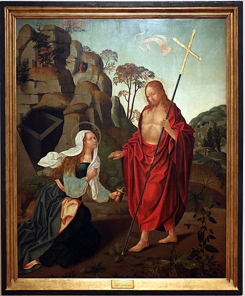 Apparition of Christ to Magdalen, 1508, Francisco Henriques